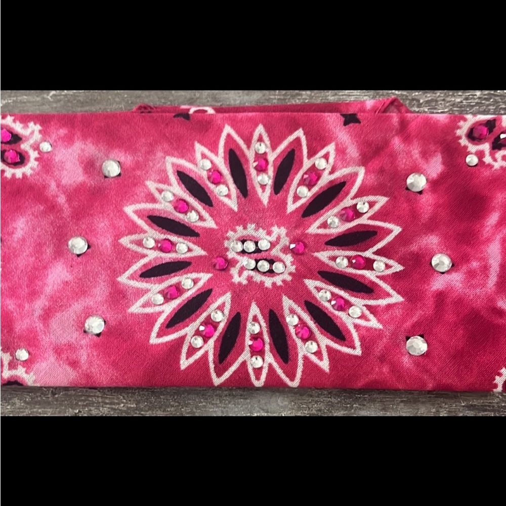 Biker bling bandanna